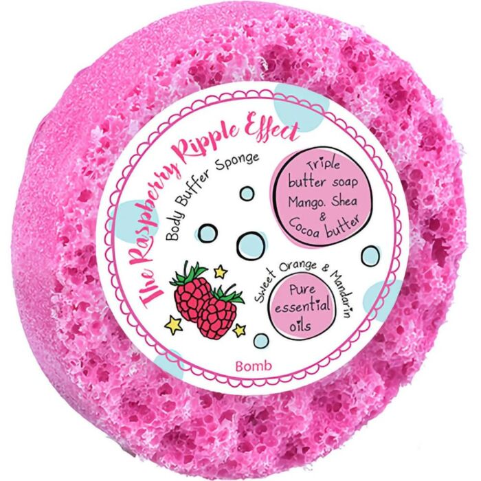 Bomb Cosmetics The Raspberry Ripple Effect Body Buffer Shower Soap